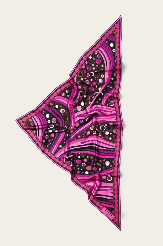 Silks Women PUCCI FontanePrint SilkTwill Scarf