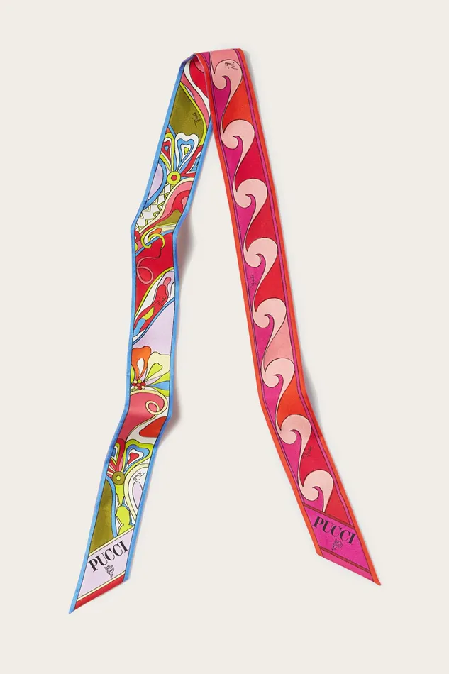 Silks Women PUCCI OrchideePrint SilkTwill Scarf