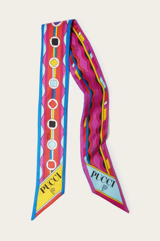 Silks Women PUCCI Vivara And BersaglioPrint SilkTwill Scarf