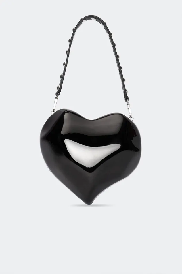 Simon Miller Bags Studded Strap In BlackSilver Vegan Leather 8211 Women