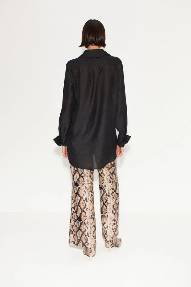 Simon Miller Bottoms Pia Vegan Snake Pant In Snake Print Vegan Leather 8211 Women