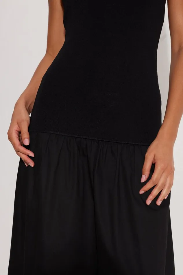 Simon Miller Dresses Junjo Combo Dress In Black 8211 Women Simon Miller Dresses Junjo Combo Dress In Black 8211 Women