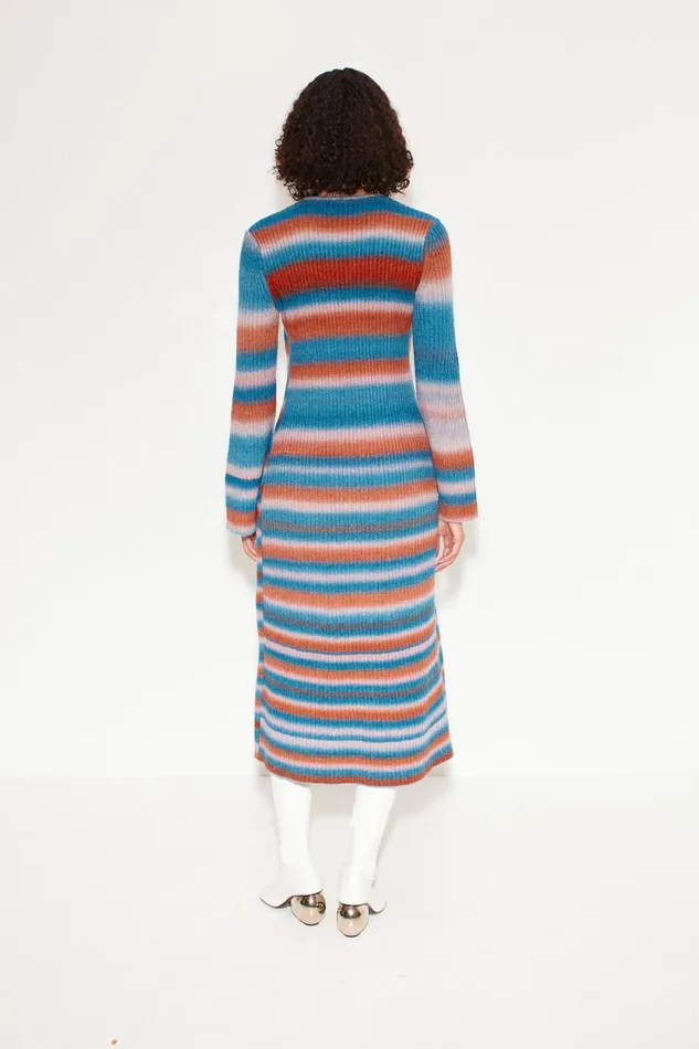 Simon Miller Knitwear Axon Knit Dress In Matisse Blue Multi 8211 Women