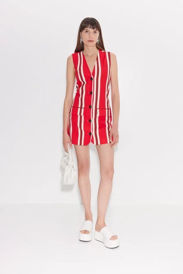 Simon Miller Sets Carob Linen Mini Dress In Moroccan Spice Stripe 8211 Women Simon Miller Sets Carob Linen Mini Dress In Moroccan Spice Stripe 8211 Women