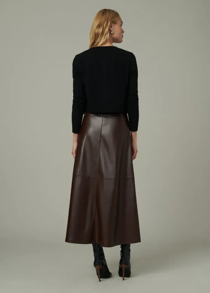 Skirts THE TAVI VEGAN LEATHER SKIRT Coffee Bean Joe8217s Jeans Women