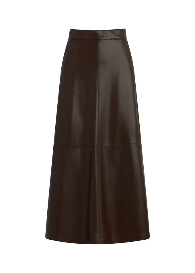 Skirts THE TAVI VEGAN LEATHER SKIRT Coffee Bean Joe8217s Jeans Women