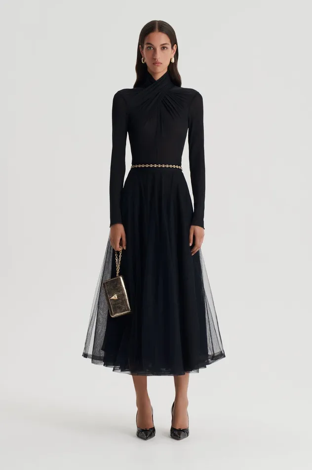 Skirts Women Scanlan Theodore TULLE SKIRT BLACK