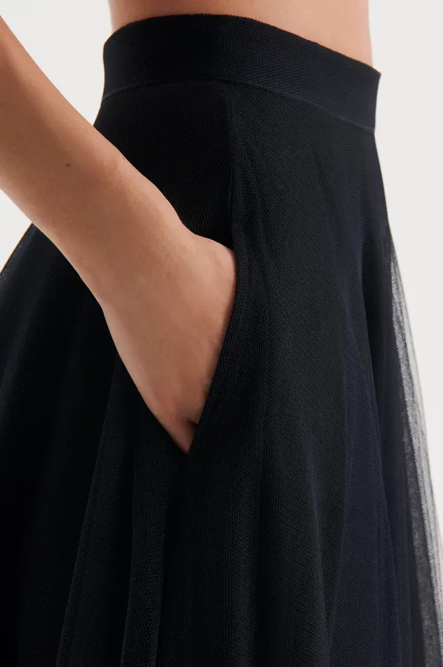 Skirts Women Scanlan Theodore TULLE SKIRT BLACK