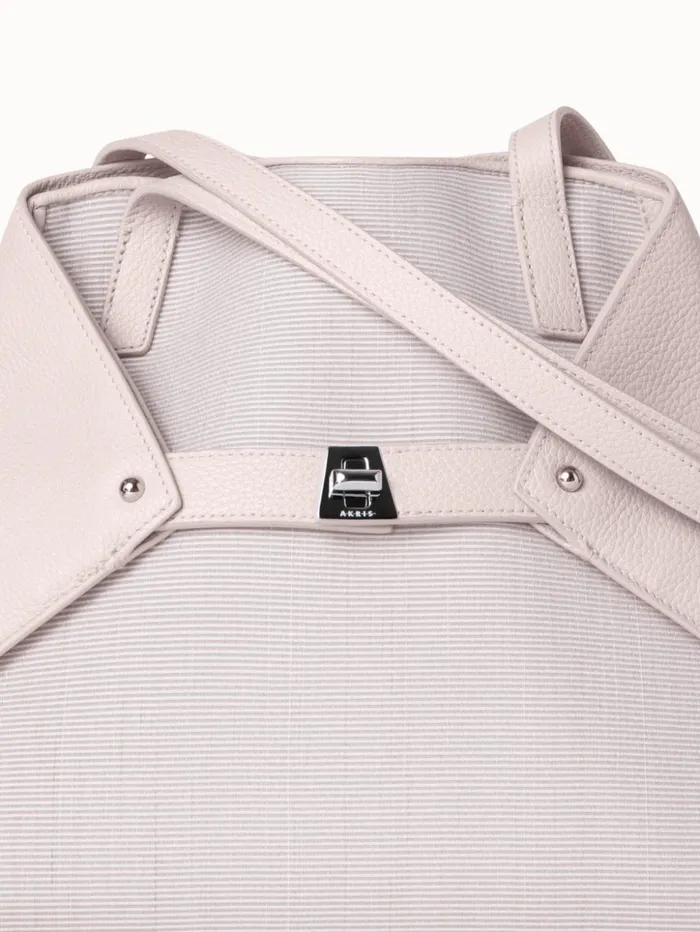 Small Ai Shoulder Bag In Leather And Horsehair Stucco Women Akris Shoulder Bags