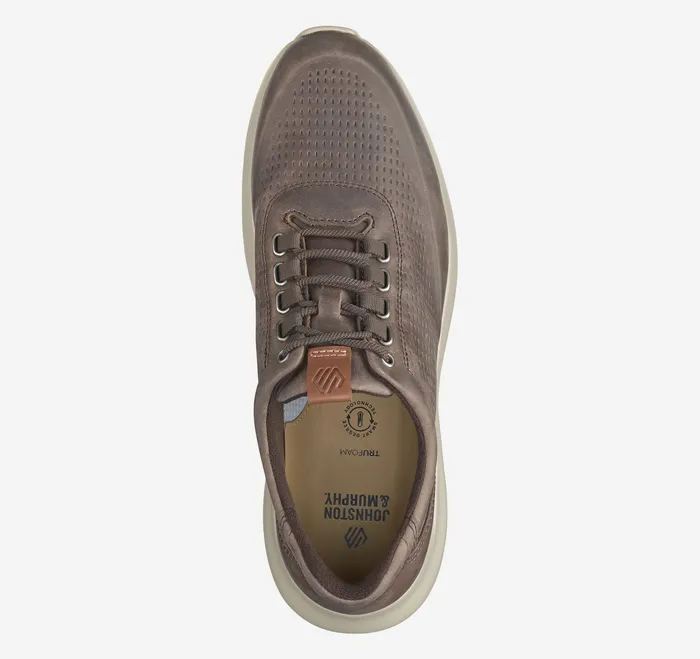 Sneakers Johnston and Murphy Men Amherst 20 Embossed UThroat Stone Oiled Full Grain