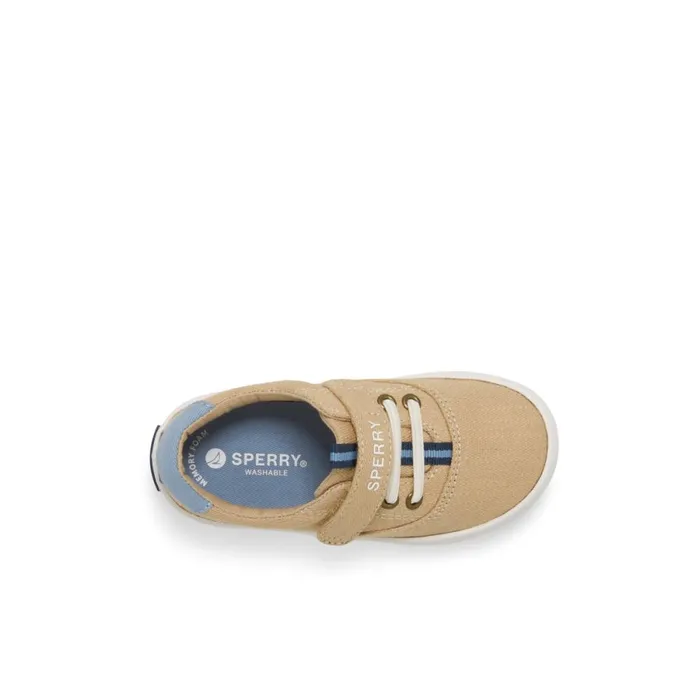 Sneakers Kids Sperry Spinnaker Junior Washable Sneaker Khaki