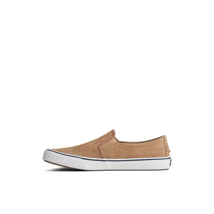 Sneakers Men Sperry Striper II Twin Gore Perforated Slip On Sneaker Medium Beige