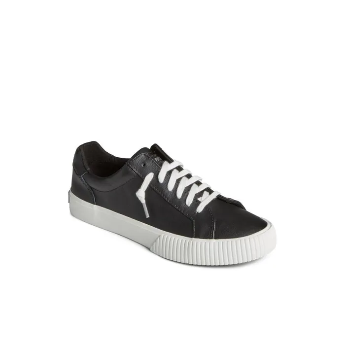 Sneakers Women Sperry Bermuda Leather Sneaker Black