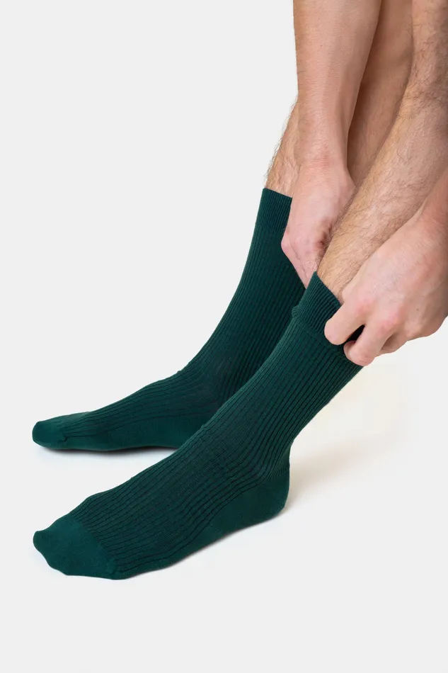 Socks Colorfulstandard Men Merino Wool Blend Sock 8211 Lava Grey