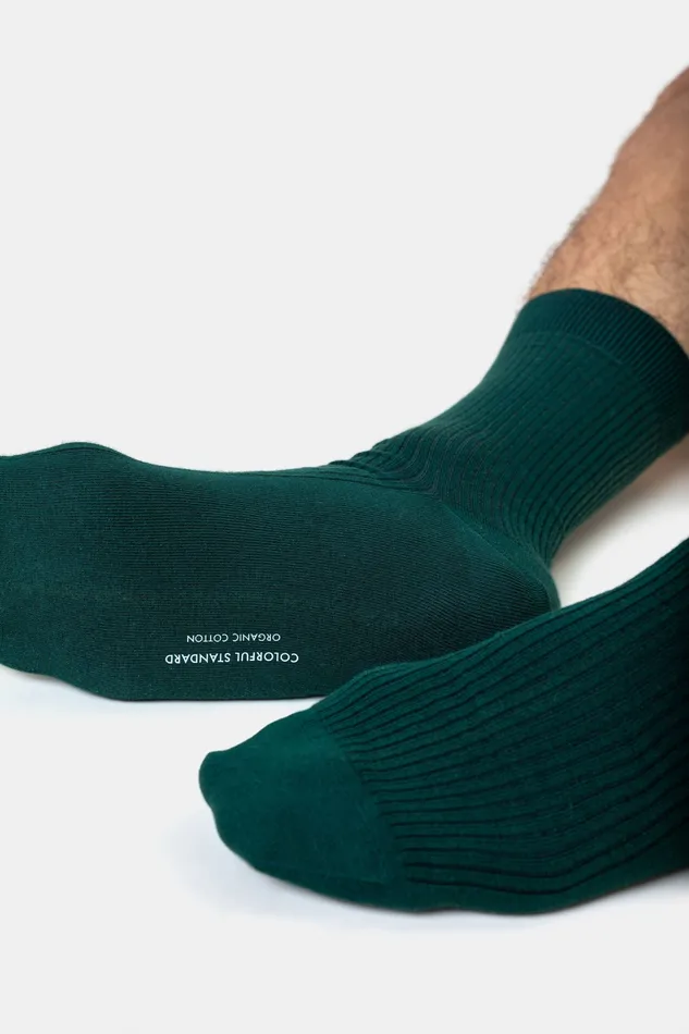 Socks Colorfulstandard Men Merino Wool Blend Sock 8211 Lava Grey