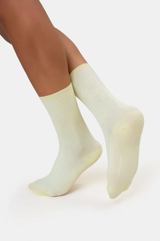 Socks Colorfulstandard Women Women Classic Organic Sock 8211 Deep Black