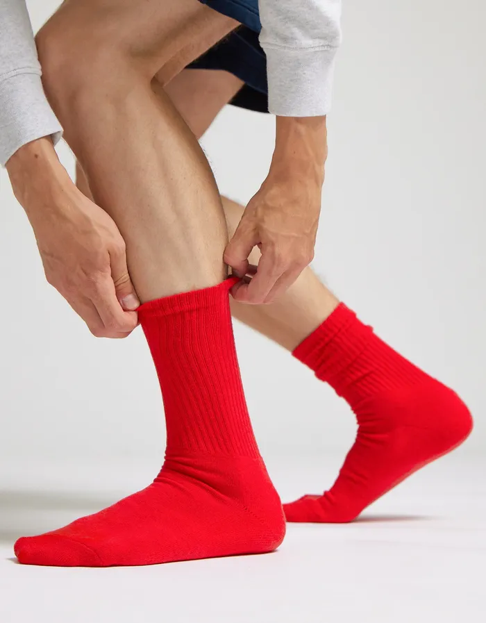 Socks Men Colorfulstandard Organic Active Sock 8211 Sandstone Orange