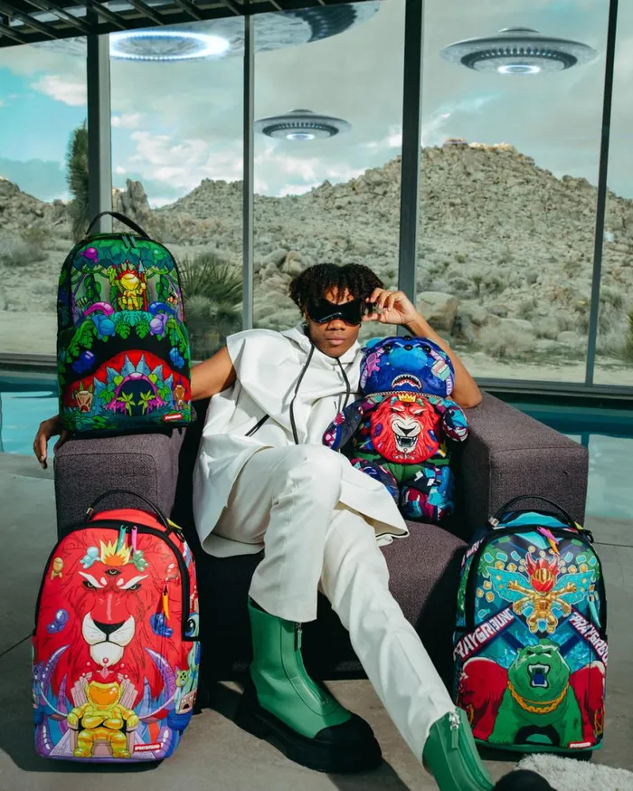 SPRAYGROUND Backpacks ASTRO TIMEWARP BACKPACK DLXV 8211 Universal SPRAYGROUND Backpacks ASTRO TIMEWARP BACKPACK DLXV 8211 Universal