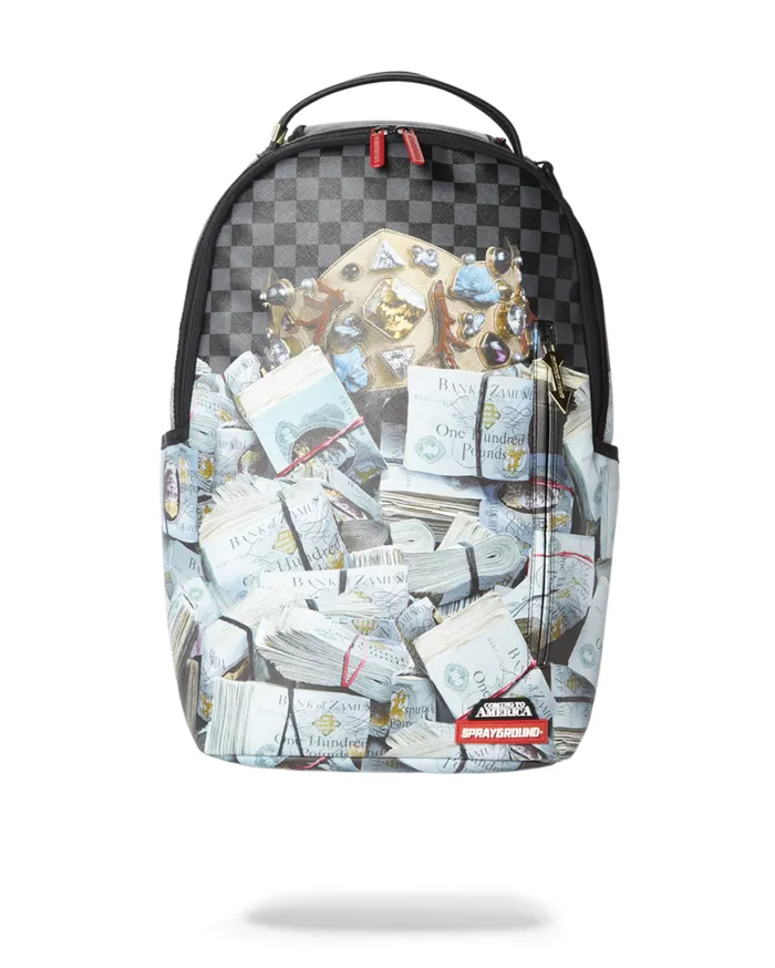 SPRAYGROUND Backpacks BANK STACKS OF ZAMUNDA COMING 2 AMERICA BACKPACK 8211 Universal