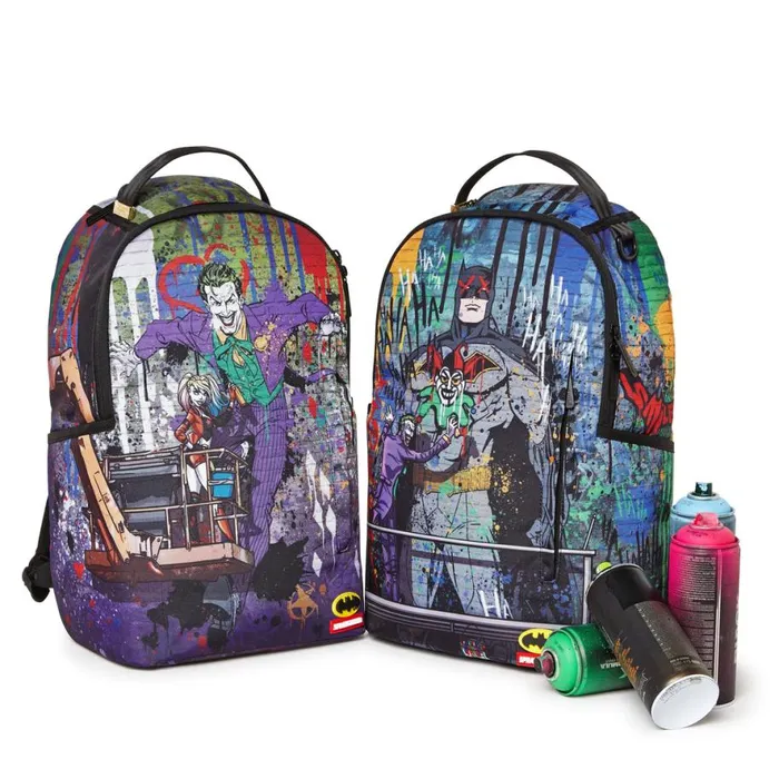 SPRAYGROUND Backpacks BATMAN MURAL BY JOKER 8211 Universal SPRAYGROUND Backpacks BATMAN MURAL BY JOKER 8211 Universal