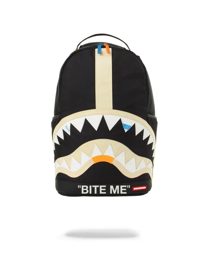 SPRAYGROUND Backpacks BITE ME SHARK BLACK BACKPACK 8211 Universal