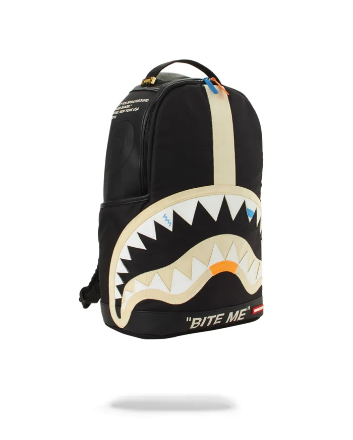 SPRAYGROUND Backpacks BITE ME SHARK BLACK BACKPACK 8211 Universal SPRAYGROUND Backpacks BITE ME SHARK BLACK BACKPACK 8211 Universal