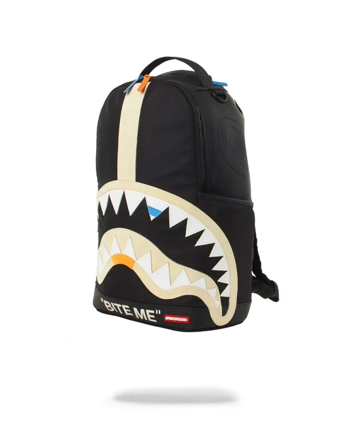 SPRAYGROUND Backpacks BITE ME SHARK BLACK BACKPACK 8211 Universal SPRAYGROUND Backpacks BITE ME SHARK BLACK BACKPACK 8211 Universal