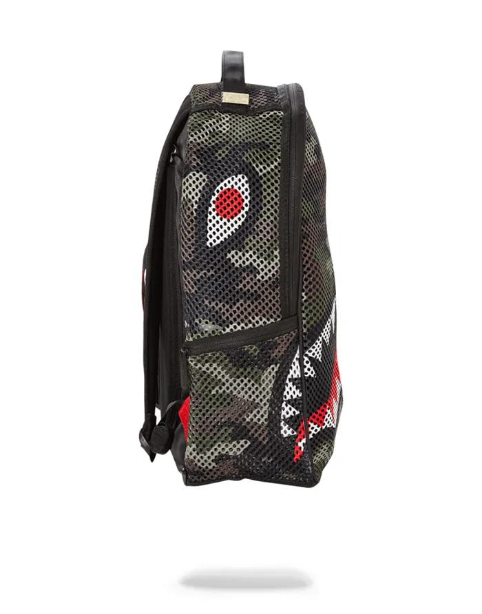 SPRAYGROUND Backpacks CAMO MESH SHARK 8211 Universal