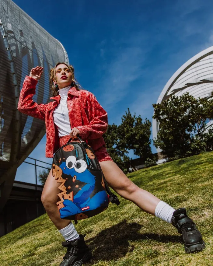 SPRAYGROUND Backpacks COOKIE MONSTER COOKIE SHARKBITE BACKPACK DLXV 8211 Universal