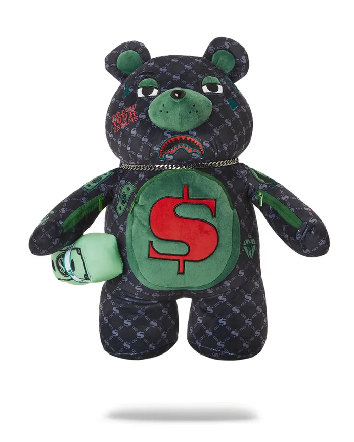 SPRAYGROUND Backpacks DINERO MONEYBEAR TEDDYBEAR BACKPACK 8211 Universal