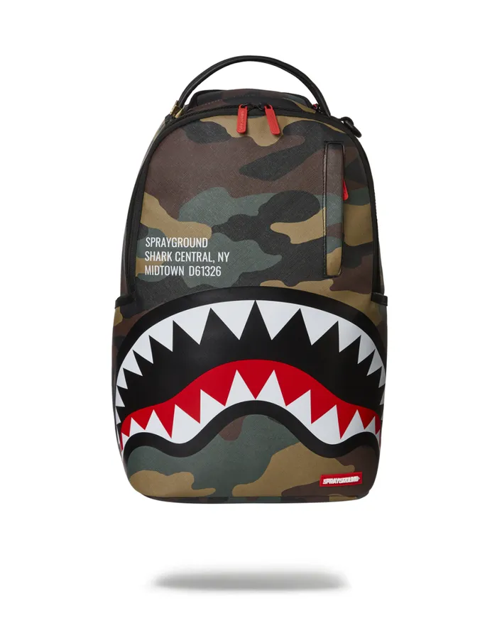 SPRAYGROUND Backpacks SHARK CENTRAL OUTPOST DLXV 8211 Universal