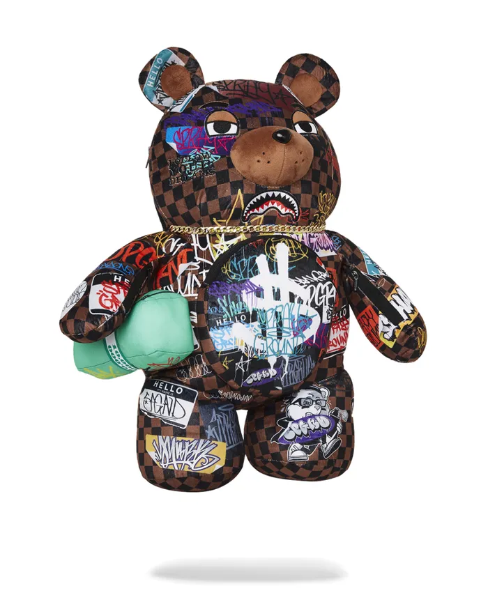 SPRAYGROUND Backpacks SHARKS IN PARIS THE RIZZ MONEYBEAR TEDDYBEAR BACKPACK 8211 Universal SPRAYGROUND Backpacks SHARKS IN PARIS THE RIZZ MONEYBEAR TEDDYBEAR BACKPACK 8211 Universal