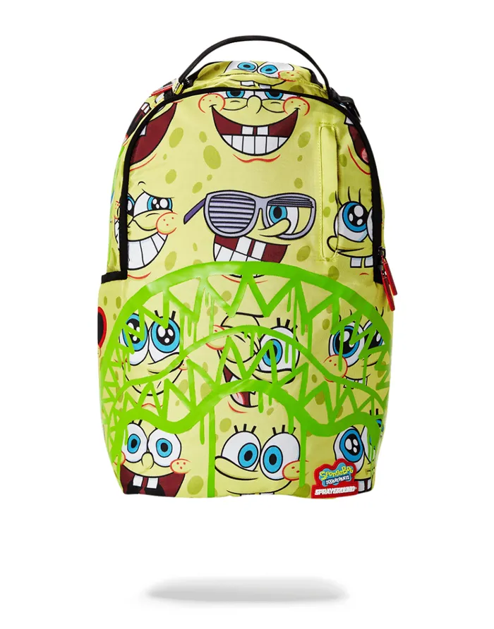 SPRAYGROUND Backpacks SPONGEBOB SPRAYPAINT FACE PATTERN 8211 Universal