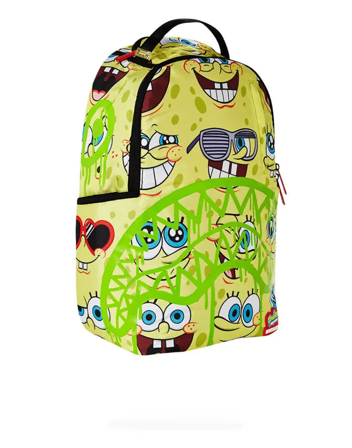 SPRAYGROUND Backpacks SPONGEBOB SPRAYPAINT FACE PATTERN 8211 Universal SPRAYGROUND Backpacks SPONGEBOB SPRAYPAINT FACE PATTERN 8211 Universal