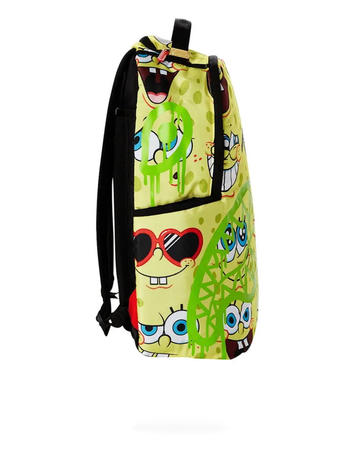 SPRAYGROUND Backpacks SPONGEBOB SPRAYPAINT FACE PATTERN 8211 Universal SPRAYGROUND Backpacks SPONGEBOB SPRAYPAINT FACE PATTERN 8211 Universal
