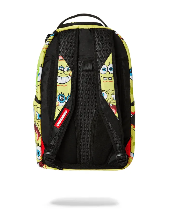 SPRAYGROUND Backpacks SPONGEBOB SPRAYPAINT FACE PATTERN 8211 Universal SPRAYGROUND Backpacks SPONGEBOB SPRAYPAINT FACE PATTERN 8211 Universal