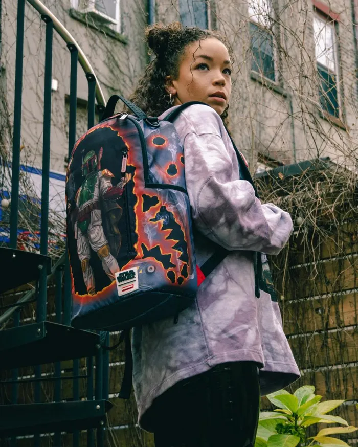 SPRAYGROUND Backpacks STAR WARS BOBA FETT BLOWOUT SHARK BACKPACK 8211 Universal SPRAYGROUND Backpacks STAR WARS BOBA FETT BLOWOUT SHARK BACKPACK 8211 Universal
