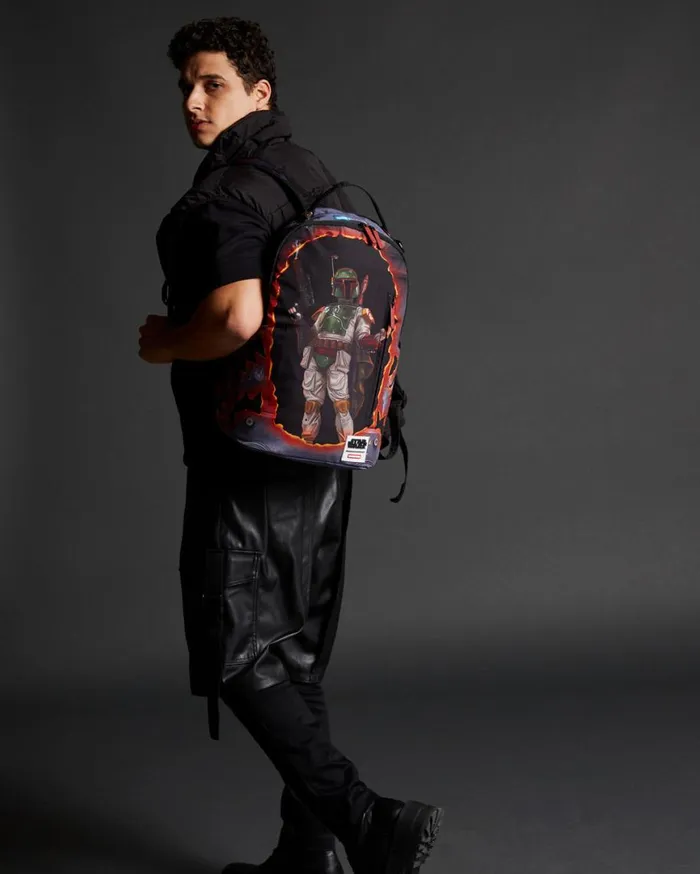 SPRAYGROUND Backpacks STAR WARS BOBA FETT BLOWOUT SHARK BACKPACK 8211 Universal SPRAYGROUND Backpacks STAR WARS BOBA FETT BLOWOUT SHARK BACKPACK 8211 Universal