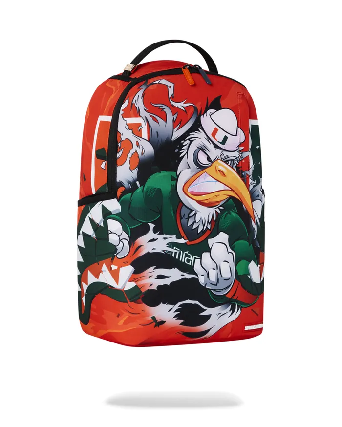 SPRAYGROUND Backpacks UNIVERSITY OF MIAMI CLAP BACK DLXSR BACKPACK 8211 Universal