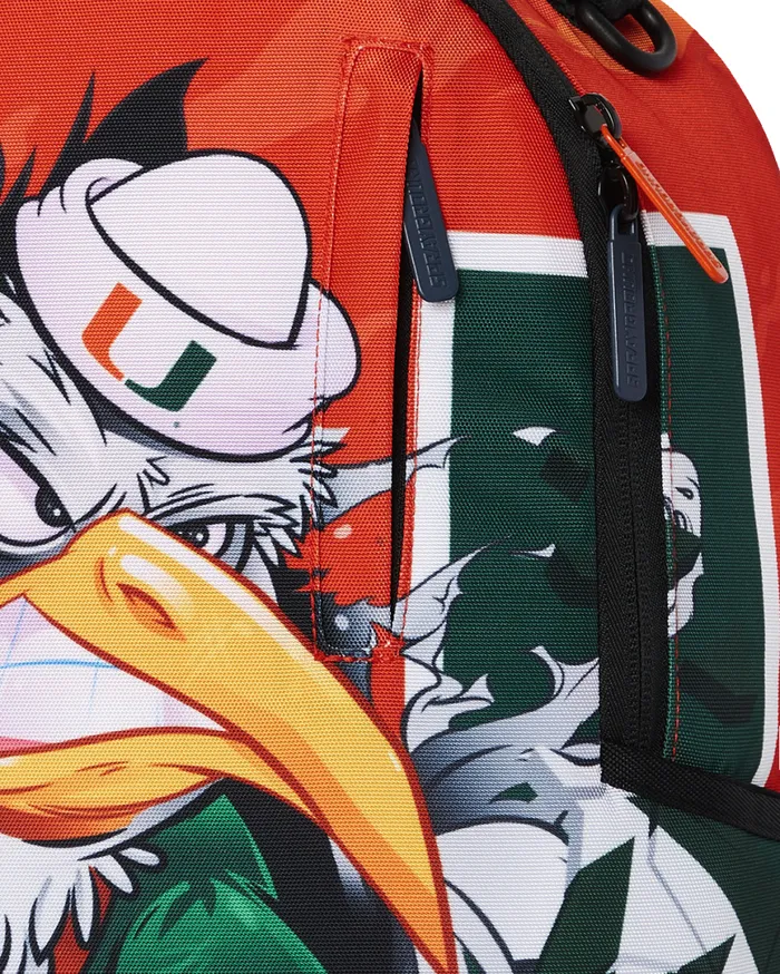 SPRAYGROUND Backpacks UNIVERSITY OF MIAMI CLAP BACK DLXSR BACKPACK 8211 Universal