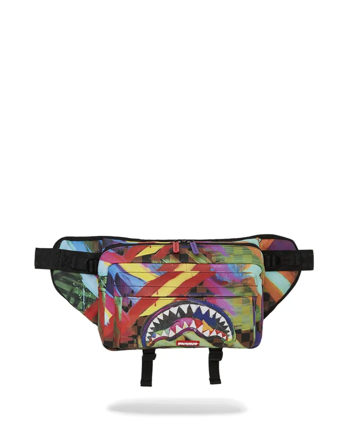 SPRAYGROUND Crossbodys SHARKS IN PARIS CITY STREAKS CARGO CROSSBODY 8211 Universal