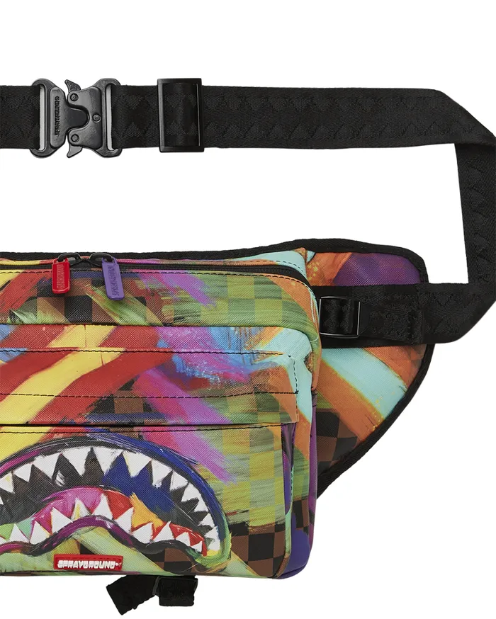 SPRAYGROUND Crossbodys SHARKS IN PARIS CITY STREAKS CARGO CROSSBODY 8211 Universal SPRAYGROUND Crossbodys SHARKS IN PARIS CITY STREAKS CARGO CROSSBODY 8211 Universal