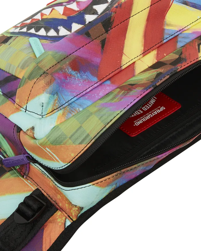 SPRAYGROUND Crossbodys SHARKS IN PARIS CITY STREAKS CARGO CROSSBODY 8211 Universal SPRAYGROUND Crossbodys SHARKS IN PARIS CITY STREAKS CARGO CROSSBODY 8211 Universal