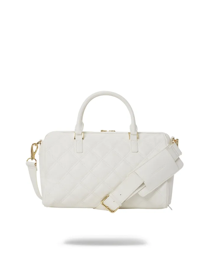 SPRAYGROUND Duffles RIVIERA LE BLANC GOLD CHAIN SHARK MINI DUFFLE 8211 Universal SPRAYGROUND Duffles RIVIERA LE BLANC GOLD CHAIN SHARK MINI DUFFLE 8211 Universal