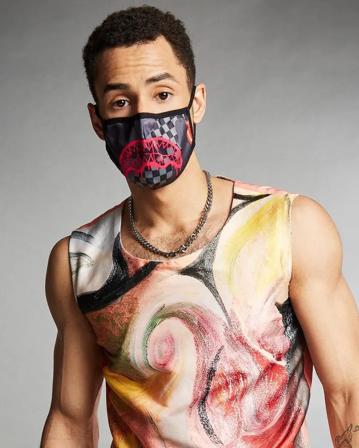 SPRAYGROUND Face Masks 3AM PINK DRIP FACE MASK 8211 Universal