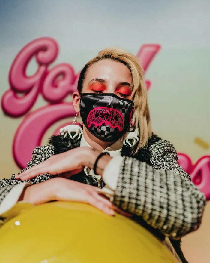 SPRAYGROUND Face Masks 3AM PINK DRIP FACE MASK 8211 Universal