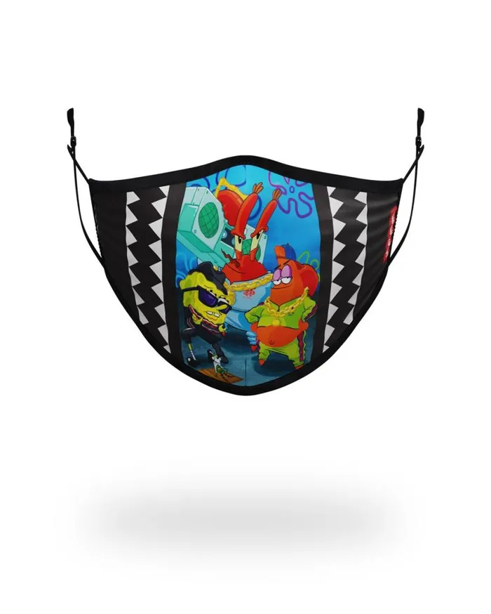 SPRAYGROUND Face Masks ADULT SPONGEBOB TRACK SUIT FORM FITTING FACECOVERING 8211 Universal