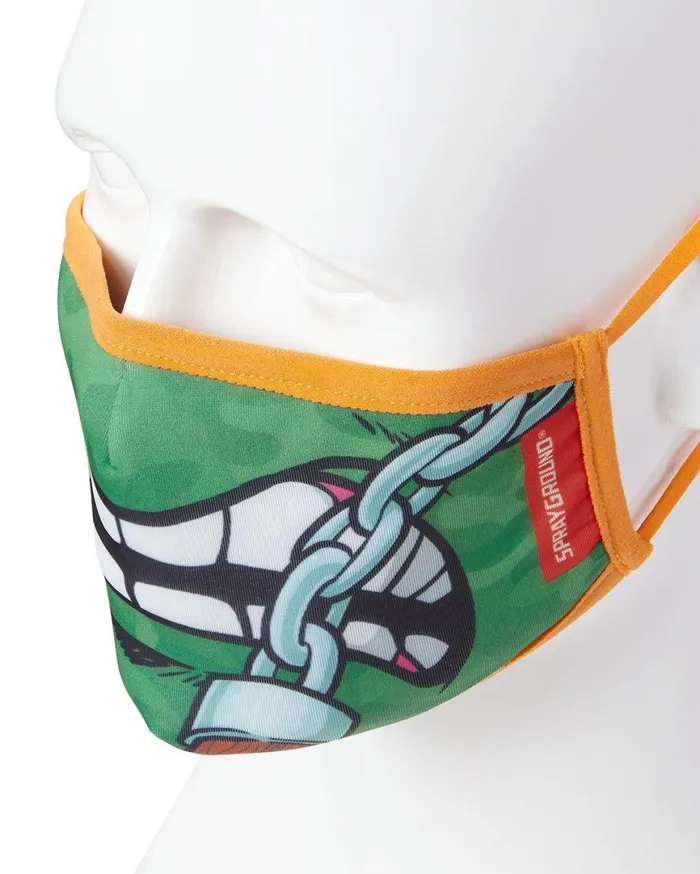 SPRAYGROUND Face Masks ADULT TMNT MICHELANGELO SHARK FORM FITTING FACECOVERING 8211 Universal