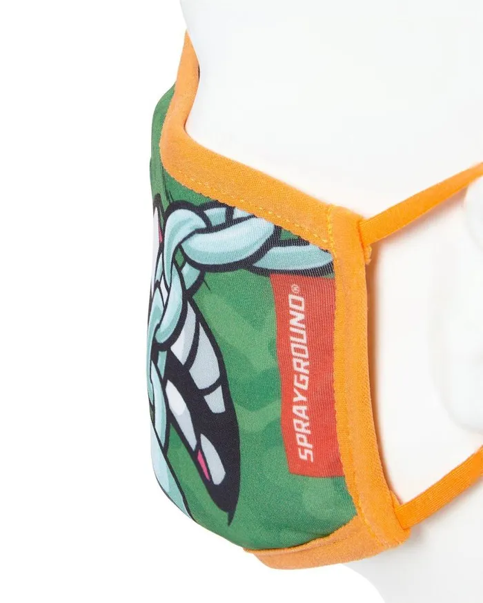 SPRAYGROUND Face Masks ADULT TMNT MICHELANGELO SHARK FORM FITTING FACECOVERING 8211 Universal