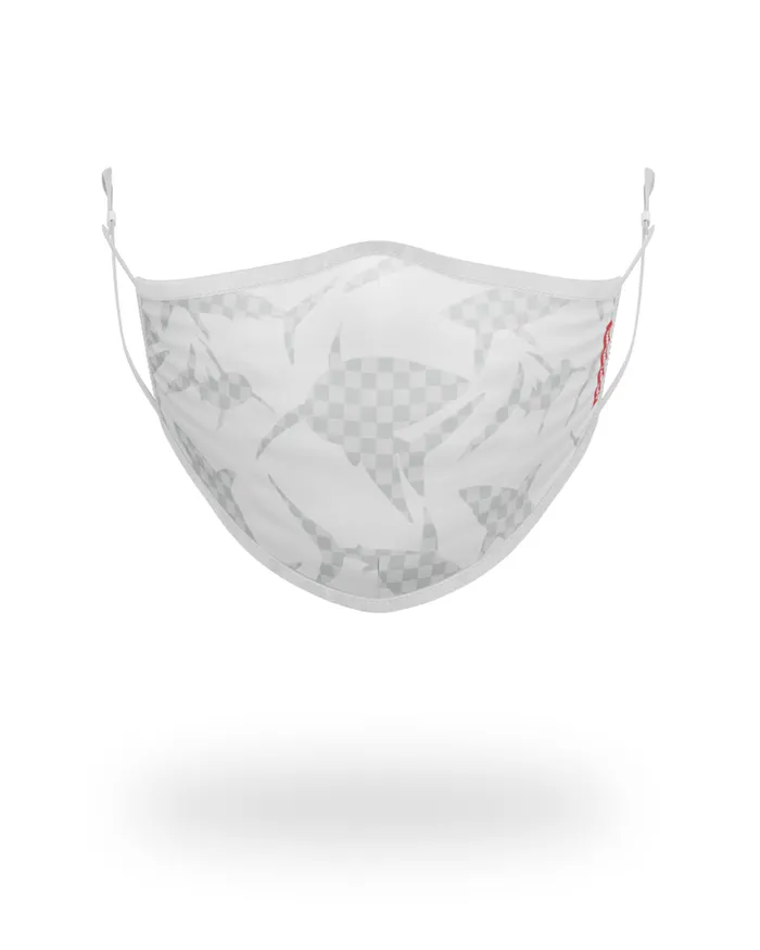 SPRAYGROUND Face Masks SHARK CHECK WHITE FACE MASK 8211 Universal